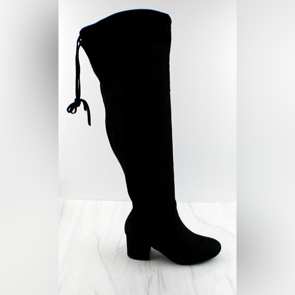 DSW Shoes - DSW Unisa Women's Suede Thigh High Block Heeled Boots